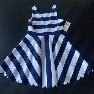 NWT Ralph Lauren Striped Stretch Ponte Dress Size 6X